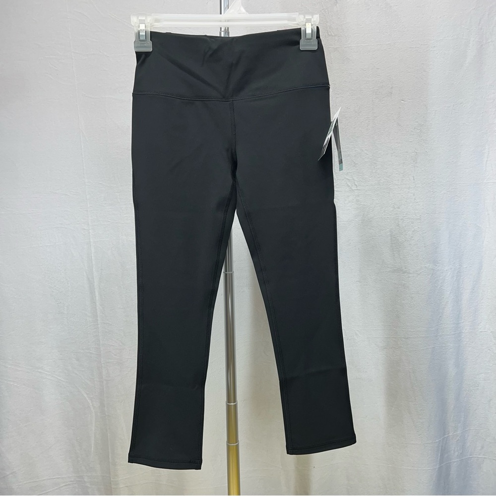 DSG momentum Capri Black High-Waisted Leggings Xsmall
